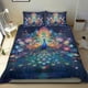 thumbnail image 1 of Pavo Real Conjunto de sábanas temático, trío de piezas, cómodo y amigable con la piel, diseño único, regalo de decoración para el hogar para familiares, amigos y fans,135cm *200cm, 1 of 6