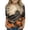 Light Brown, variant on Grblisyd Pumpkin Halloween Shirts for Girls Boys Funny Ghost Graphic Crewneck 3/4 Sleeve Tees Kids Cute Holiday Party Clothes