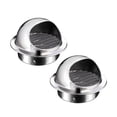 thumbnail image 4 of Tnarru 2 Pieces Round Wall Vent Outside Cap Hemispherical Hood Replacement Mesh Screen for Bathroom Anti Rust Multipurpose Accessory For 200mm Pipe, 4 of 8