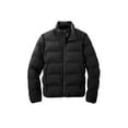 thumbnail image 3 of MERCER+METTLE Unisex Puffy Jacket | Water Resistant Winter Jacket for Men & Women, High Loft Insulation, Elastic Cuffs & Hem - Deep Black 4XL, 3 of 7