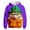 Purple, variant on St Patrick's Day Hooded Sweatshirt Irish Green Graphic Pullover Casual Jacket For Holiday Celebration
