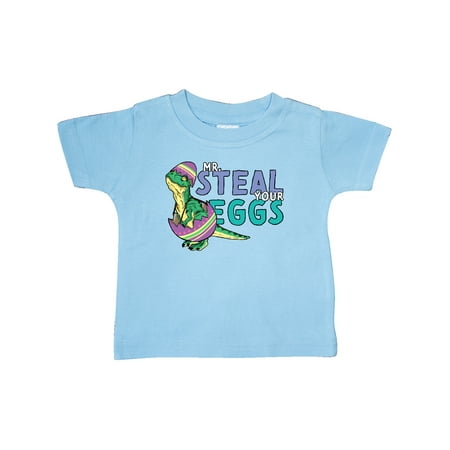 

Inktastic Easter Baby T-Rex disguised as Mr. Steal your Eggs Gift Baby Boy or Baby Girl T-Shirt