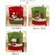 thumbnail image 4 of Sillas de Navidad, cubierta trasera, juego de 3 mesas de cena, decoración para el hogar Afortunado Sencillez, 4 of 5