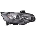 thumbnail image 4 of Headlight Set For Honda Civic 2016-2020 Hatchback Sedan Coupe Halogen CAPA, 4 of 4