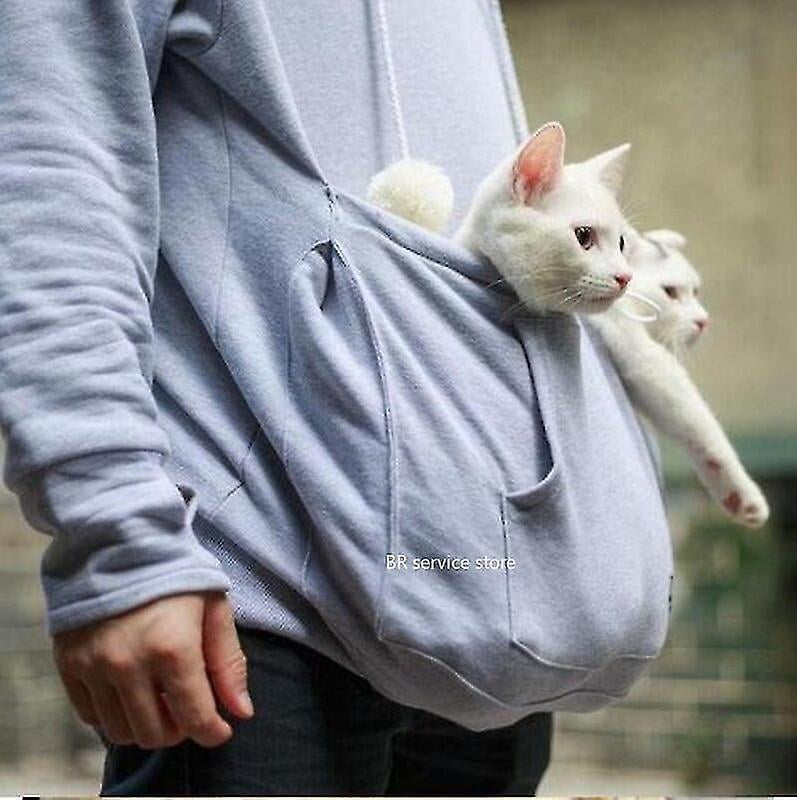 Sweatshirt Cat Hoodie Pet Pouch Hoodie Casual Unisex Oversize Cat Kangaroo Pocket  Hoodie Sweatershirt Pet Carry Jumper Pullover - Walmart.ca