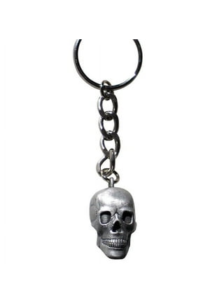 Skull Keychain Holder - Biker - To My Old Man - We Wanna Go Everywhere -  Gifts Holder