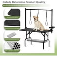 thumbnail image 6 of S-HOME 47 Inch Adjustable Dog Grooming Table in Sturdy MDF and Metal Material with Foldable Legs for Easy Storage, 6 of 8
