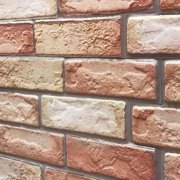 Xkiss 3D Tile Brick Self-adhesive Waterproof PVC Panel Wall Decals & Stickers (20 Pieces)