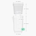 thumbnail image 3 of Mini Self Watering Pots With Labels And Wick Clear Planters With Holes Water Level For Indoor Alocasia Corm Propagation Sowing, 3 of 8