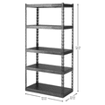 thumbnail image 4 of Gladiator 36" Wide EZ Connect Rack with Five 18" Deep Shelves, GARK365TGG, 4 of 9