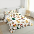 thumbnail image 3 of Castle Fairy 2-Piece Twin Size Comforter Set, Gingerbread and Deer Christmas Print, 3 of 8