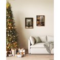 thumbnail image 2 of Decoración mural en Simsea, árbol de Navidad vintage, 30 x 40 cm, 2 of 7