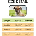 thumbnail image 7 of GZHJMY Bathroom Rugs Mats Non-Slip, Soft Microfiber Absorbent Bath Mats for Shower Bathtubs, Chihuahua Pug Butterfly Indoor Entrance Door Mats Bedroom Laundry 24”x16” Carpet Runner, 7 of 7