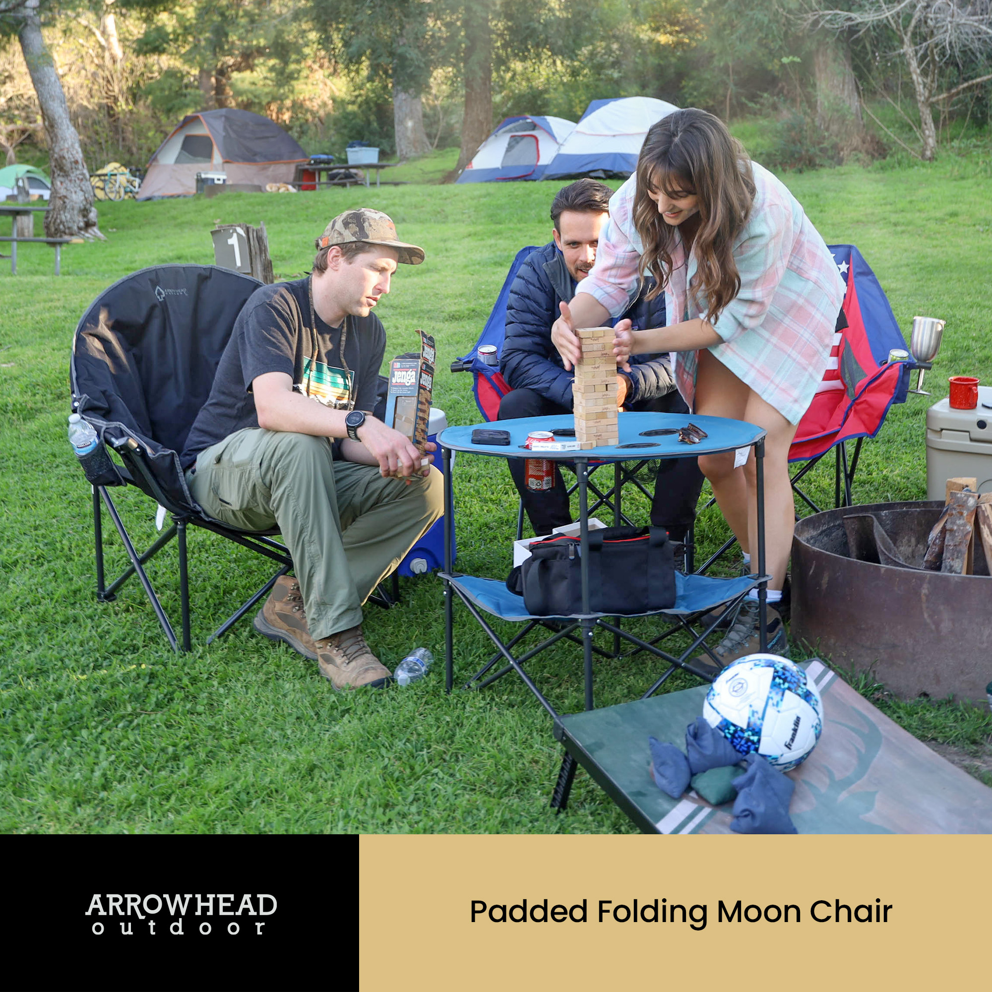 Arrowhead Outdoor Double Duo Loveseat Camping Chair photo 7