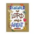 thumbnail image 5 of Scripture Walls  Remember The Lord Nehemiah 4:14 Bible Verse Canvas Christian Wall Art Ready to Hang Unframed, 5 of 17
