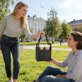 thumbnail image 3 of Insulated Beverage Tote For Hot And Cold Drinks Reusable Carry Cup With Padded Exterior And Inner Storage For Use Reusable Drink Cup With Handles Tote For Daily Commute Picnic, 3 of 3