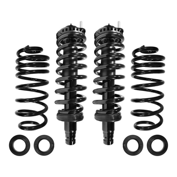 Unity Automotive Front & Rear Complete Strut Assembly Shock Kit Fits 2004-2007 Buick Rainier, 4-11180-65220c-001