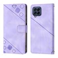 thumbnail image 2 of Compatible with Samsung Galaxy M33 5G Classic Embossed PU Leather Case with Card Holder Shockproof Cover, 2 of 5