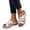 Beige, variant on YOUYEDIAN Orthopedic Sandals for Women Beach Open Toe Arch Support Shoes Summer Comfortable Non Slip Slip on Wide Slippers