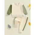 thumbnail image 2 of Nygoyerh Newborn Baby Boys Fall Outfits Long Sleeve Sweatshirts and Long Pants 2PCS Set Fall Infant Clothing for 1M-3T, 2 of 7