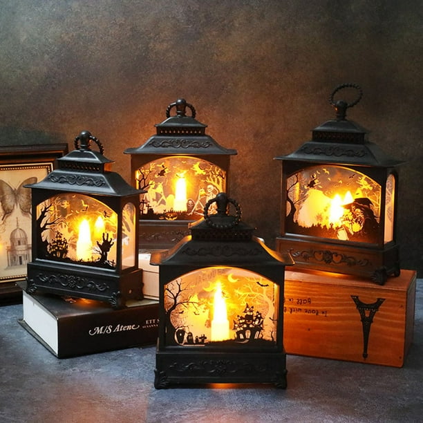 Creative Portable Vintage Witch Ghost Hand Castle Skull LED Lantern Simulation Flame Lamp Candle Lamp Bar Halloween Hanging Decor Creative Portable Vintage Witch Ghost Hand Castle Skull LED Lantern Simulation Flame Lamp Candle Lamp Bar Halloween Hanging Decor