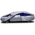 thumbnail image 3 of Titan Brilliant Colour Poly 210T Car Cover for Compact Sedans 447-470 cm. Waterproof, UV Protection, Scratch Resistant, Driver-Side Zippered Opening. Fits Corolla, Sentra, Cruz and More., 3 of 8