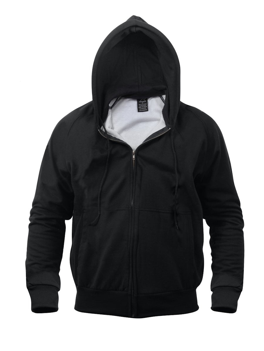 black sweatshirt jacket