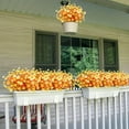 thumbnail image 5 of 8 Bundles Daisy (376 Head) Artificial Flowers Outdoor Summer Decor UV Resistant Fake Flowers Faux Plastic Greenery Shrub Plant for Indoor Garden Home Porch Box Spring Décor(Yellow), 5 of 5