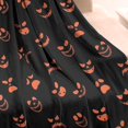 thumbnail image 2 of Halloween Orange Spooky Faces Blanket,Comfortable Soft Flannel Throw Blanket,All Season,Warm Lightweight Blankets for Sofa Bed Couch Living Room Chair,50"x60", 2 of 4