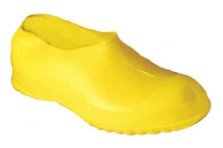 TINGLEY 35113 Overshoes, Mens, L, Pull On, Yllw, PVC, 1PR by Tingley