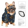 thumbnail image 3 of Salouo Mystical Underwater Coral Scene Pattern Small Dog Hoodie Sweatshirts Dog Clothes Coat Clothing Puppy Sweater Outfit Pullover Pet Winter Coat Sweater Outfit-X-Small, 3 of 7