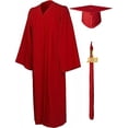 thumbnail image 1 of Toga y Birrete de Graduación JM 2023 Rojo L para Adultos, 1 of 5