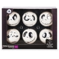 thumbnail image 3 of Disney Parks Decoupaged Jack Skellington Ball Holiday Ornaments New with Box, 3 of 3