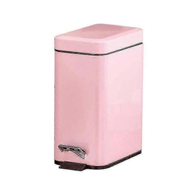 Pedal Bin Household Trash Can Mute Stainless Steel Kitchen Trash Bin With Liner