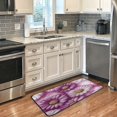 thumbnail image 4 of Vibrant Floral Pattern Non Slip Long Door Mat 39''x20'' Soft, Absorbent, for Kitchen, Bathroom, and Bedroom, 4 of 8
