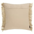 thumbnail image 4 of Safavieh Lumiza 20" x 20" Coastal Cotton Decorative Pillows, Natural, 4 of 4