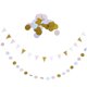 thumbnail image 4 of Triángulo de forma forma forma Estrella Pancarta Rocía Bricolaje Decoración de Artesanal Soledad Bandera de Bunting, 4 of 10