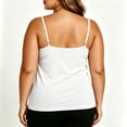 thumbnail image 4 of Simua Women Square Neck Camisole Spaghetti Strap Plus Size Tank Tops Solid Color Sleeveless Tops, 4 of 8