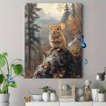 thumbnail image 4 of Qisvanset 12x16 Inch Forest Mouse Log Canvas Wall Art, Small Wildlife Peaceful Nature Scenery Home Decor, 4 of 8