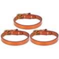thumbnail image 3 of Juego de pulsera de cuero ajustable - Decoración de muñeca retro informal (3 piezas, marrón claro), 3 of 10