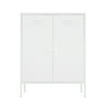 thumbnail image 1 of Naomi Armoire d'Appoint Moderne 31,5 avec 3 Tablettes Ajustables, Blanc, 1 of 9