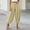 Beige women's harem pants casual loose a1, variant on Women's Harem Pants Casual Loose Elastic Waist Flowy Ankle Pants Yoga Lounge Trousers Drawstring Beach Workout Clothes, Beige L