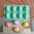 thumbnail image 5 of Silicone Easter Egg Baking Mold, 8 Cavity Non-Stick Egg-Shaped Pan, Cake Chocolate Mold, Freezing Tray, Homemade Baking Tools, DIY Cake Supplies for Baking, Freezing, Chocolate Making, 5 of 6