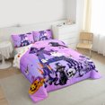 thumbnail image 2 of Homewish Halloween ABC Print A Full Size Comforter Sets,Personalized Monogrammed Gifts Bedding Comforter Set,Halloween Reversible,3 Pieces,1 Comforter and 2 Pillowcases, 2 of 7