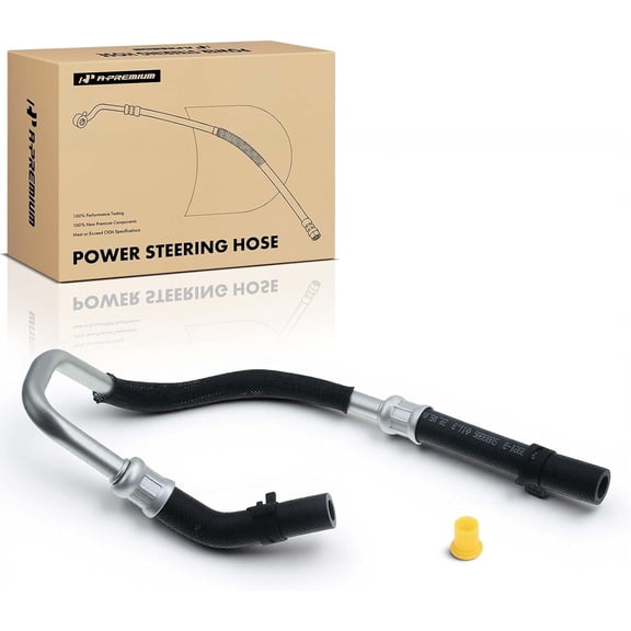 A-Premium Power Steering Return Hose Line Assembly Compatible with Ford F-150 2010-2014, Expedition 2007-2017 & Lincoln Navigator 2007-2017, 3.5L 4.6L 5.4L 6.2L, Pipe To Cooler
