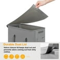 thumbnail image 2 of BGTREND Tall & Slim Laundry Hamper with Lid and handles Narrow Laundry Basket Collapsible Dirty Clothes Hamper Portable Laundry Storage Bin Oxford (60L, Gray), 2 of 8