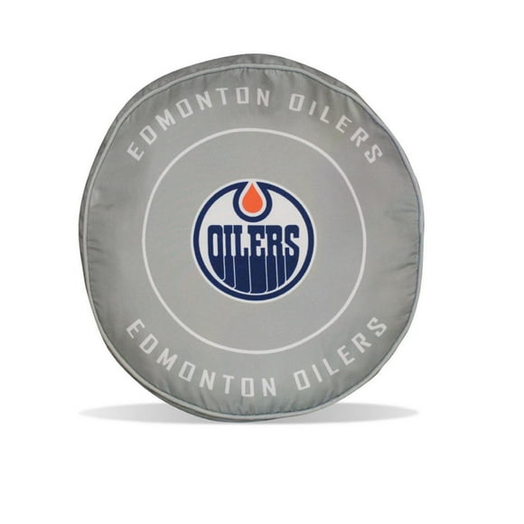 Puck Pillow, 14" + 4" gusset NHL Edmonton Oilers Puck Pillow Cushion