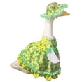 thumbnail image 4 of Coollooc Goose Outfits Porch Goose Outfit, Lawn Porch Goose Clothes Fits 23" Cement Plastic Goose Statue for Mardi Gras Outdoor Garden Yard Patio Statue Decoration(B Style), 4 of 5