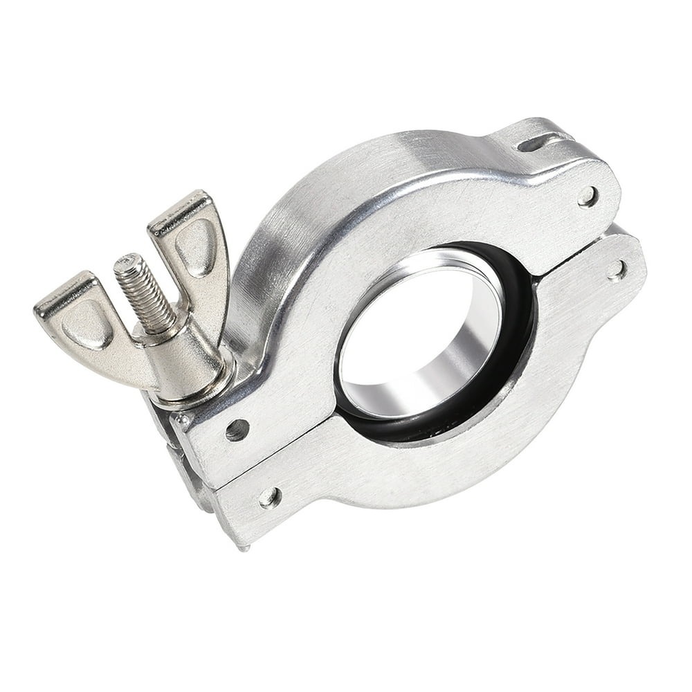 Vacuum Clamp 68mmx46mm KF40 Single Pin Clamp Wing Nut w Center Ring for