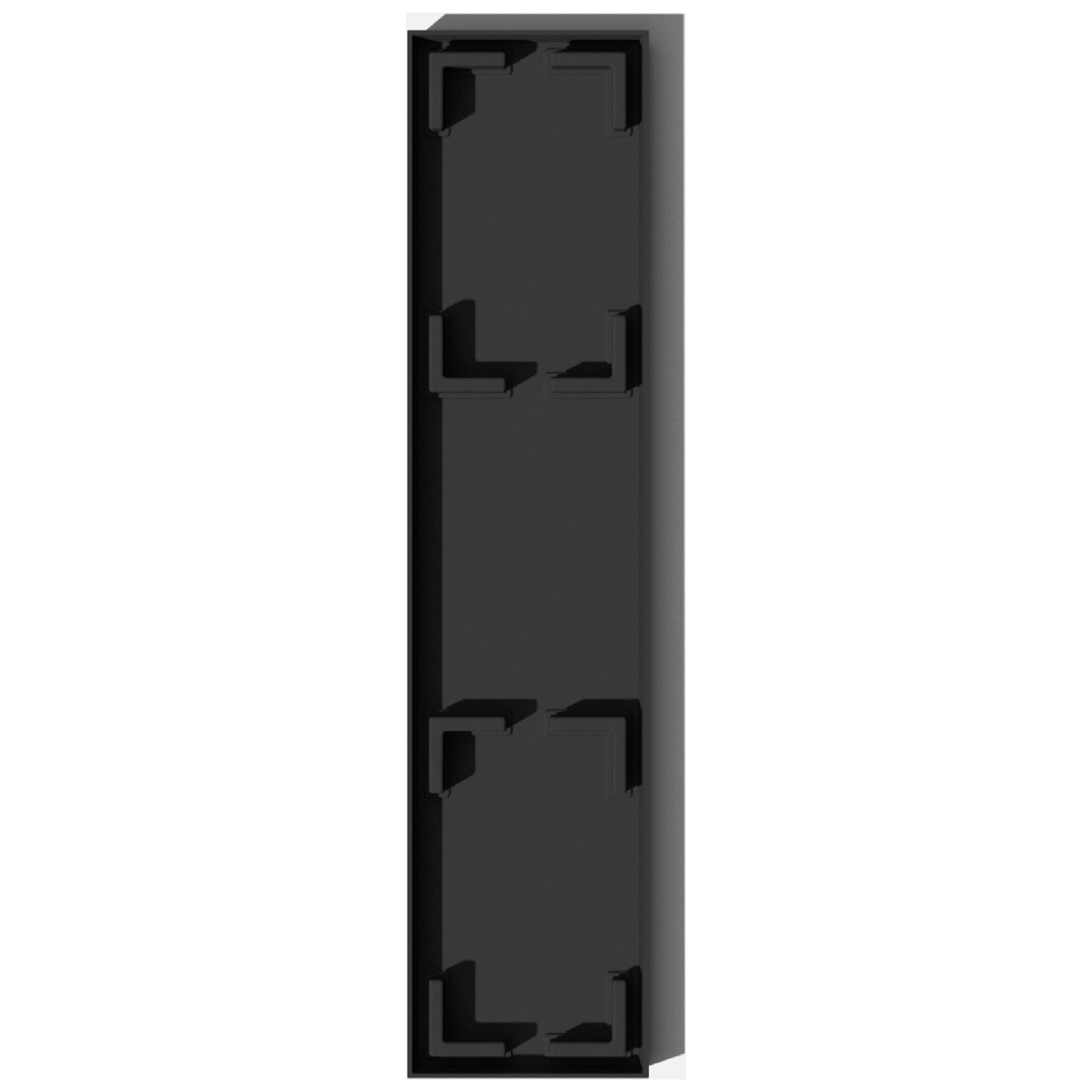 Veradek Pure Series Midori 31" Plastic Planter Tray - Black